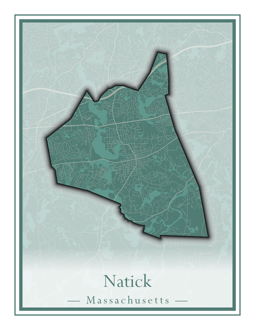 Massachusetts Towns - Street Map (Nantucket - New Ashford)