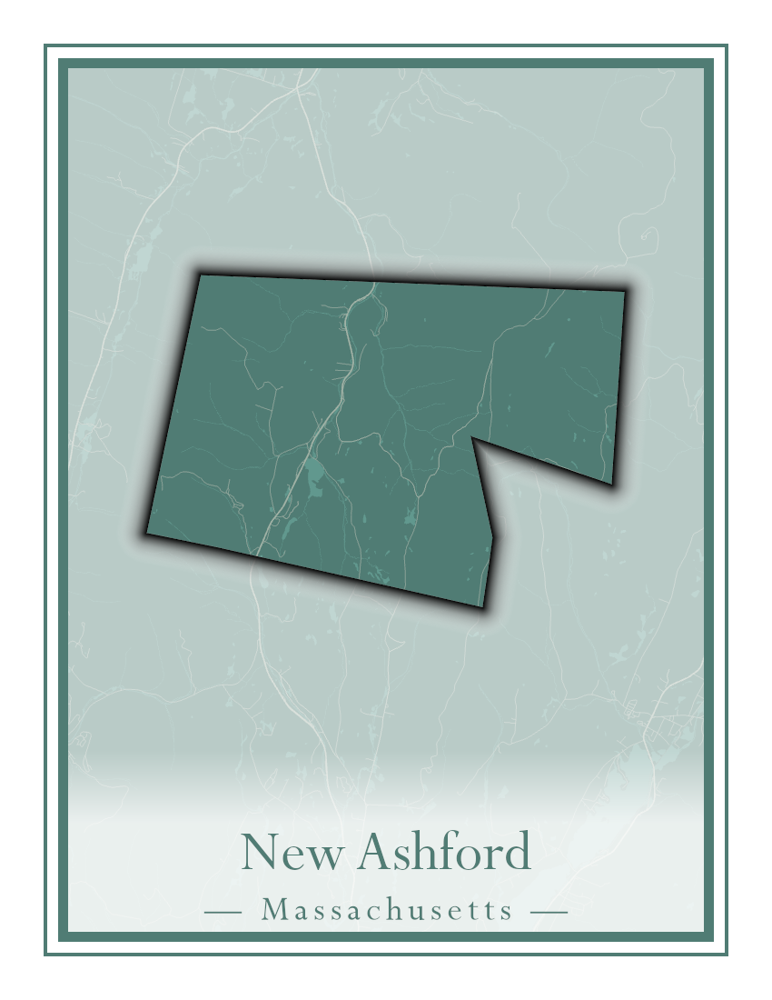 Massachusetts Towns - Street Map (Nantucket - New Ashford)