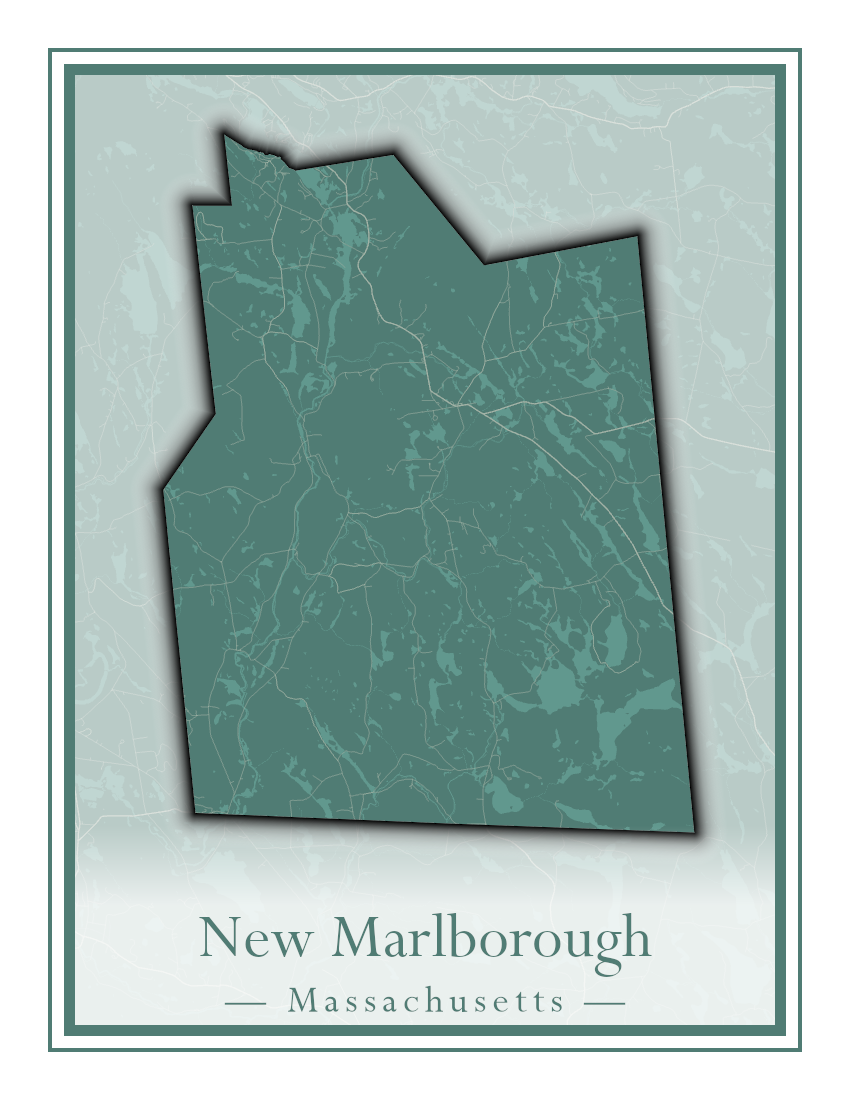 Massachusetts Towns - Street Map (New Bedford - New Salem)