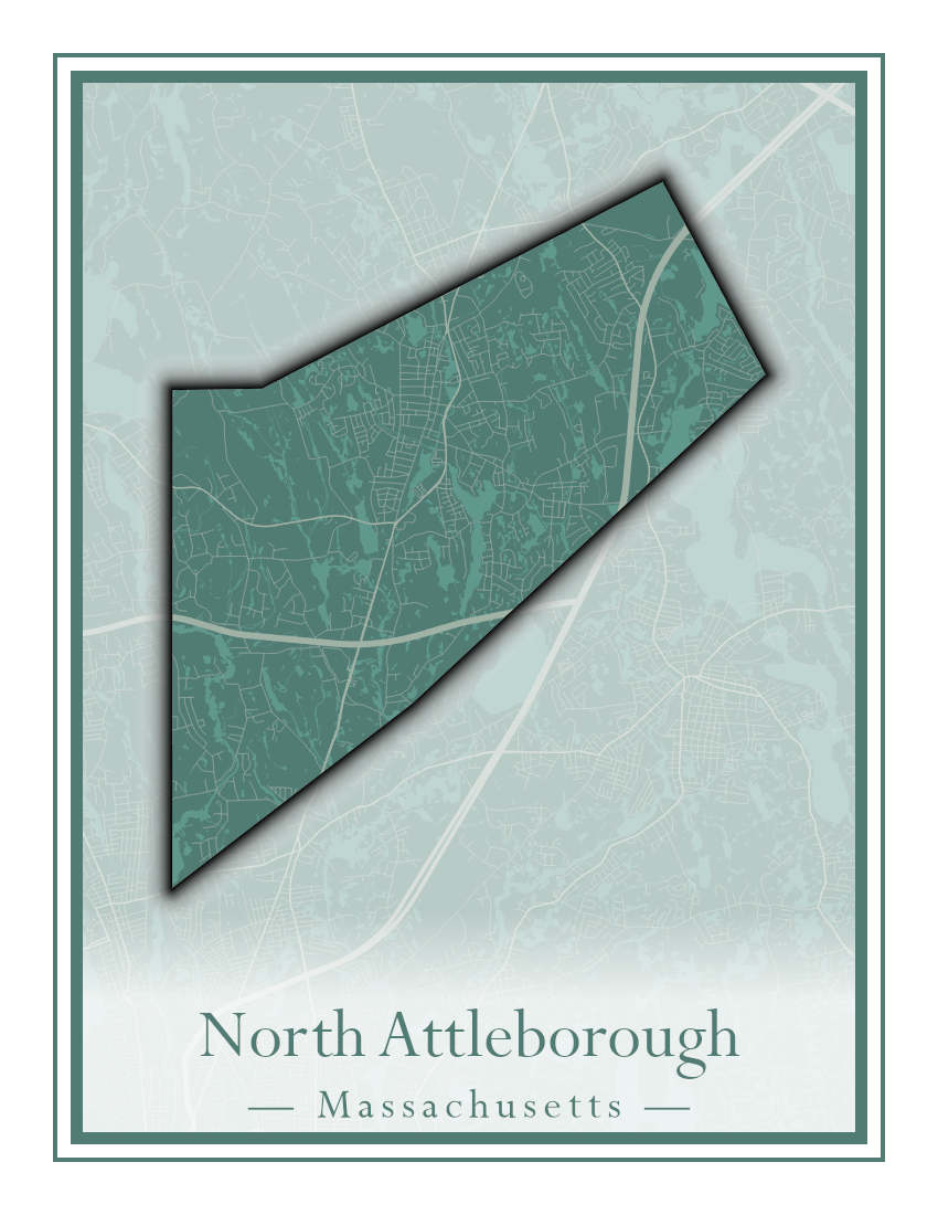 Massachusetts Towns - Street Map (North Adams - North Brookfield)