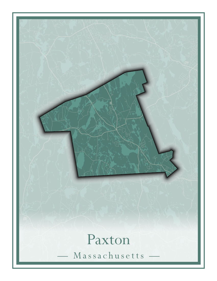 Massachusetts Towns - Street Map (Otis - Paxton)