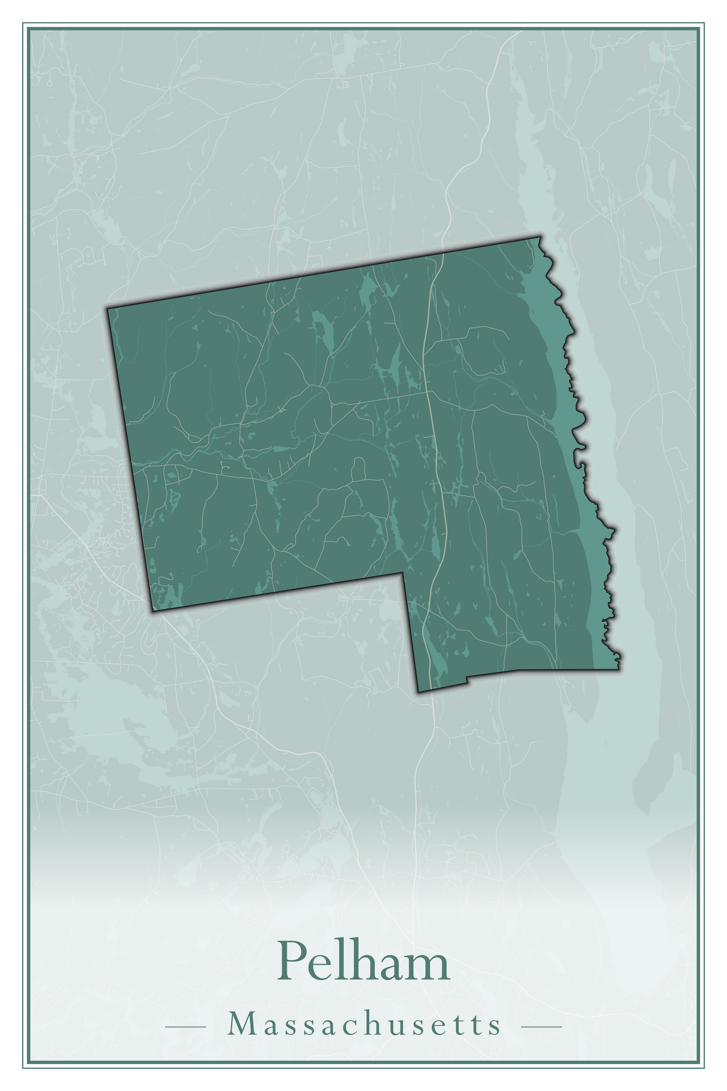 Massachusetts Towns - Street Map (Peabody - Pepperell)