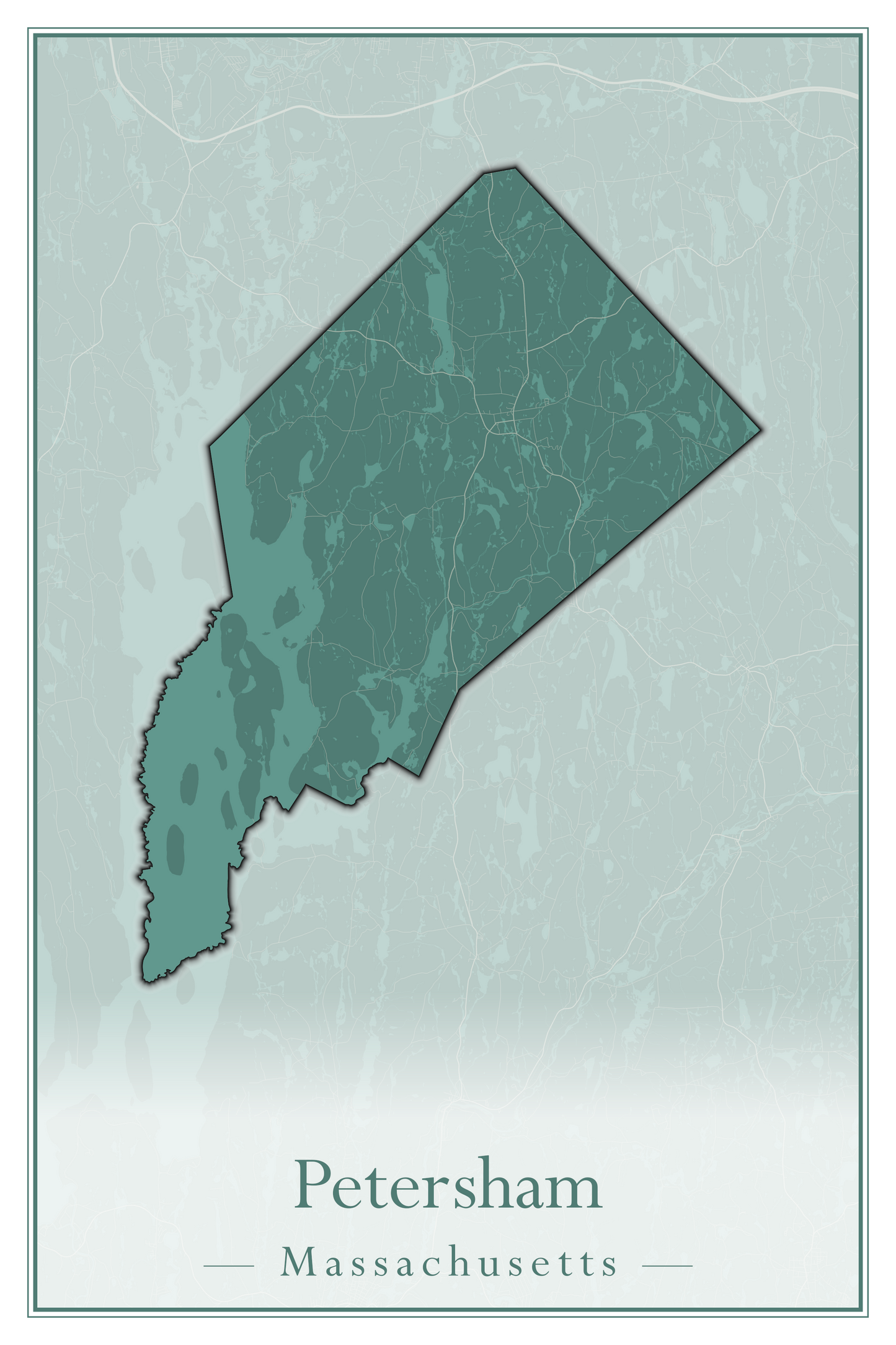 Massachusetts Towns - Street Map (Peru - Pittsfield)