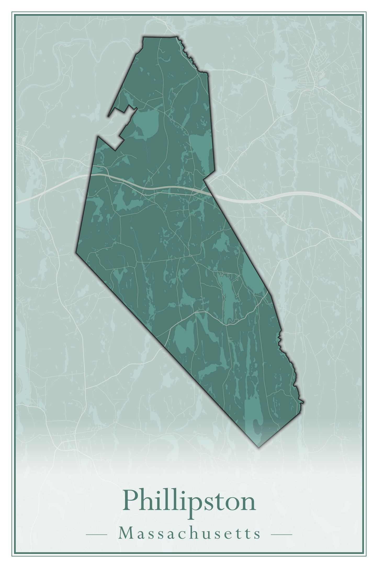 Massachusetts Towns - Street Map (Peru - Pittsfield)