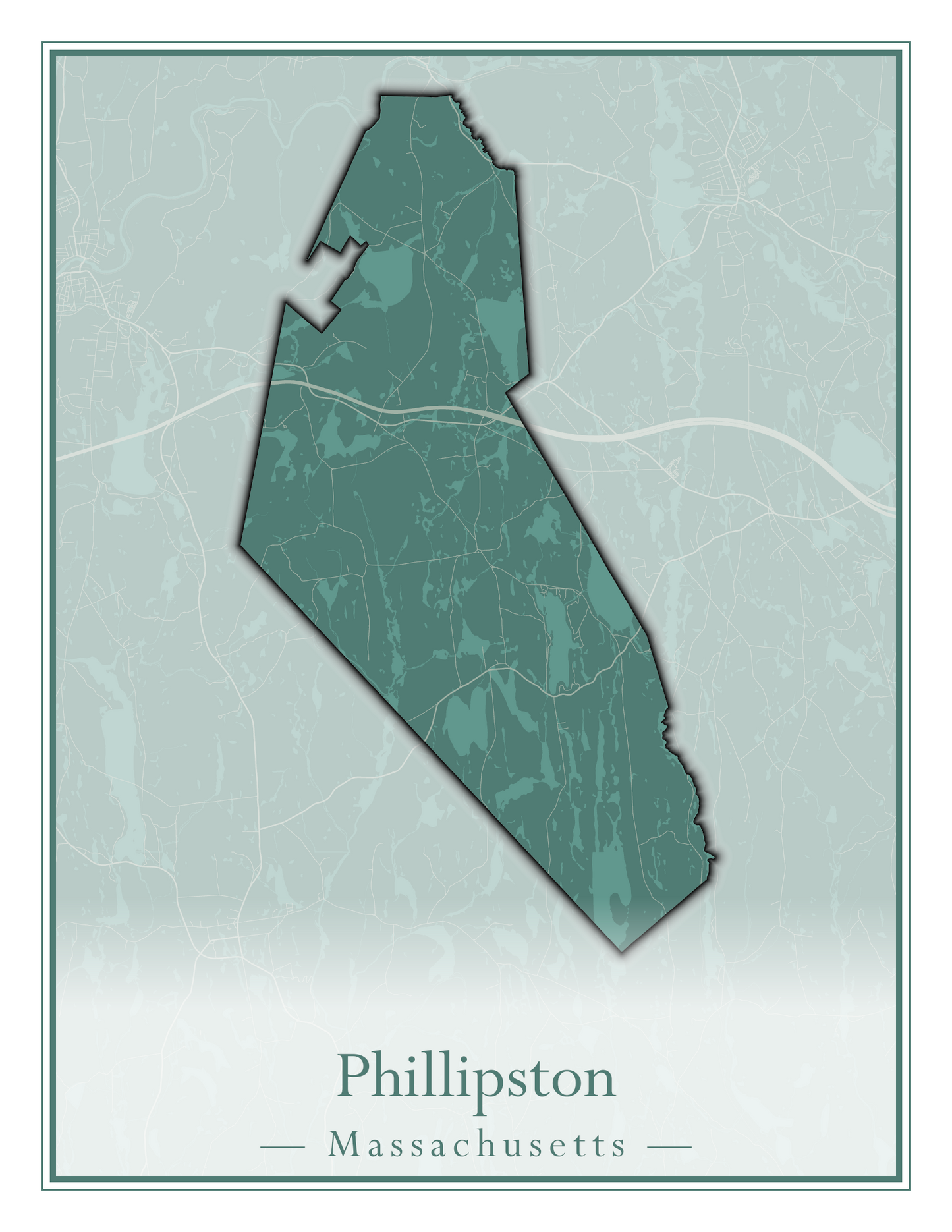 Massachusetts Towns - Street Map (Peru - Pittsfield)