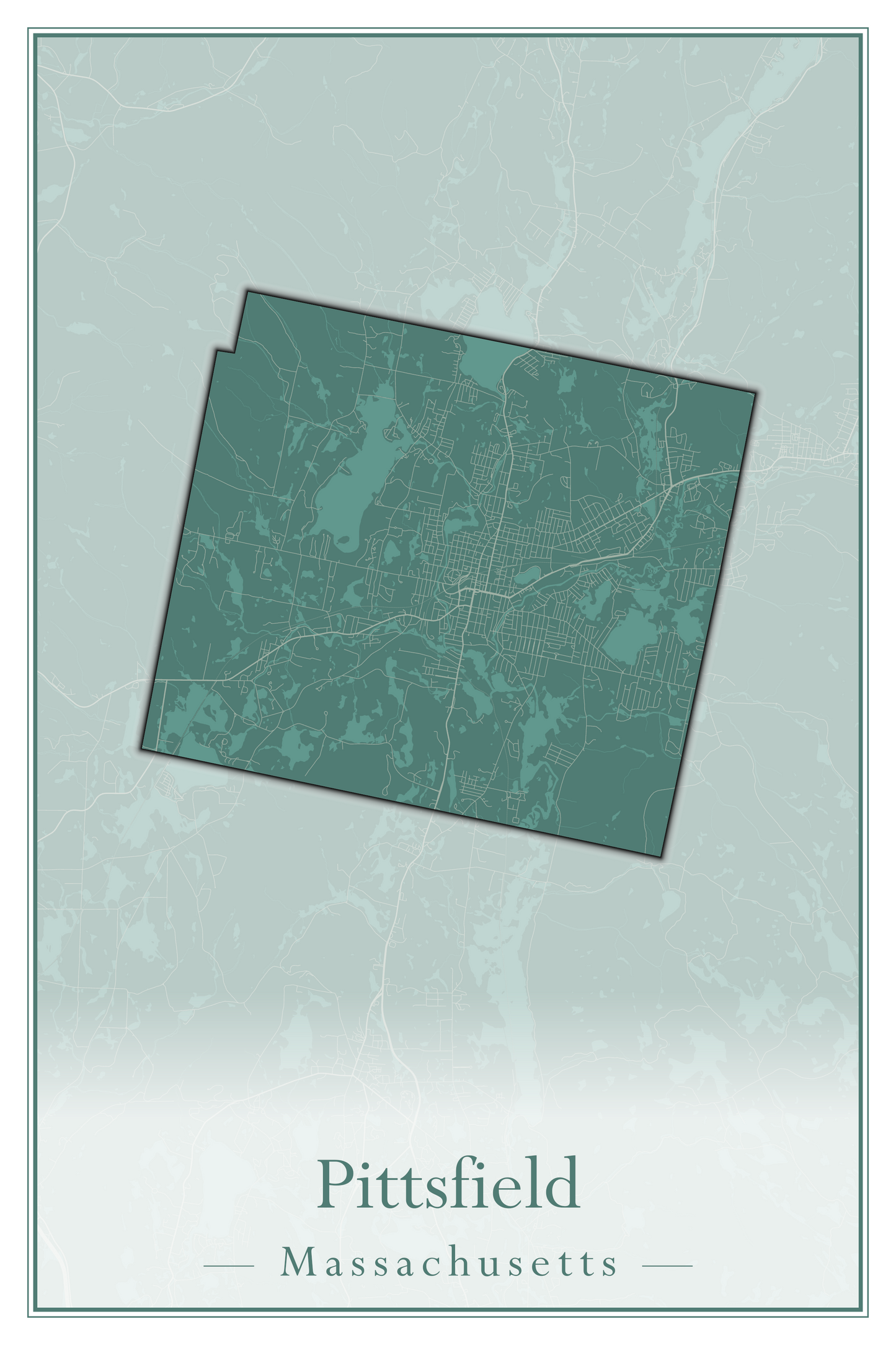 Massachusetts Towns - Street Map (Peru - Pittsfield)