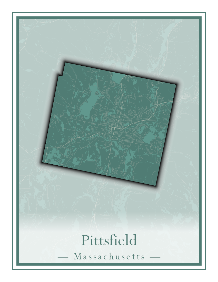 Massachusetts Towns - Street Map (Peru - Pittsfield)