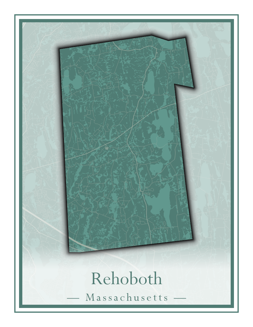 Massachusetts Towns - Street Map (Raynham - Revere)