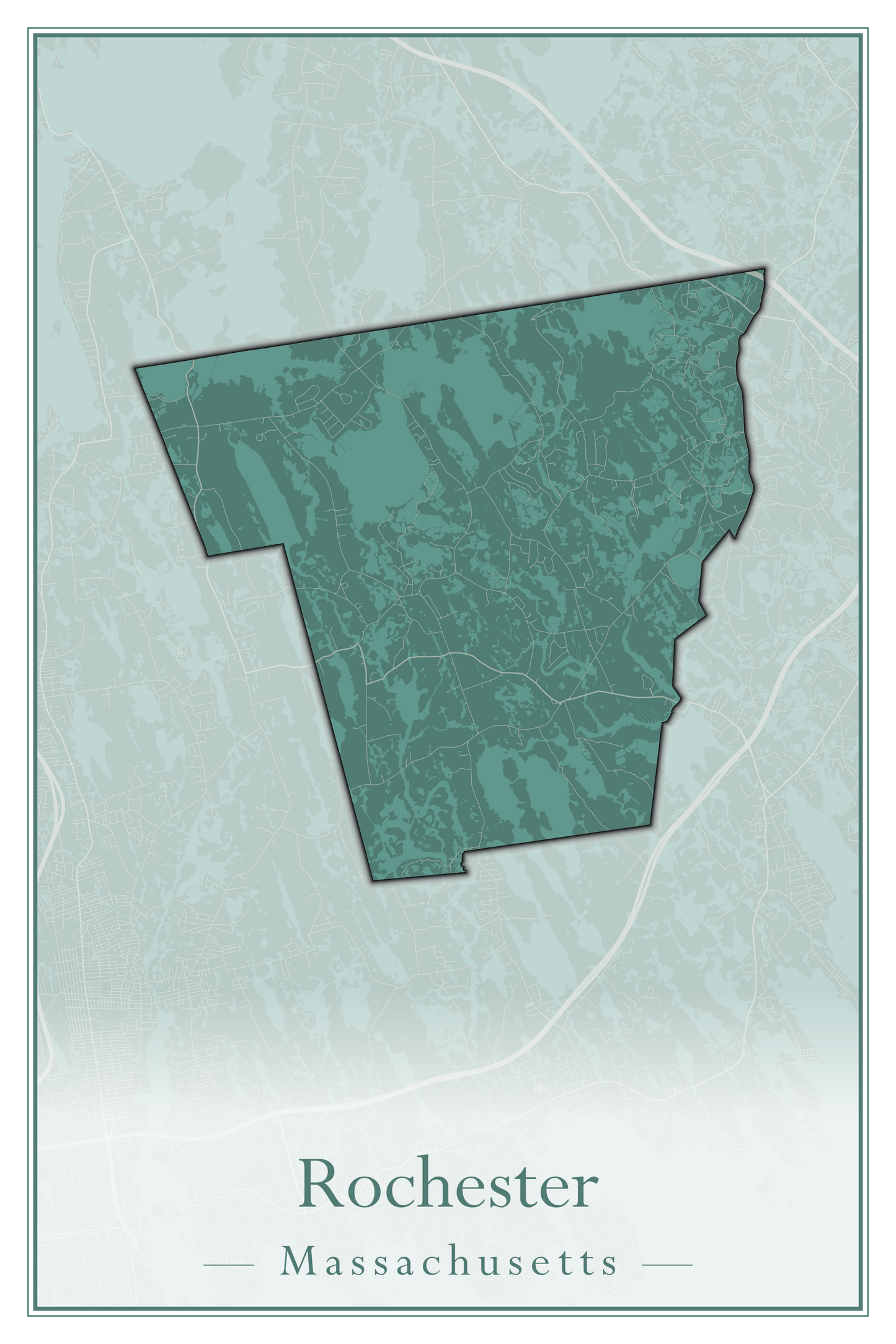 Massachusetts Towns - Street Map (Richmond - Rockport)