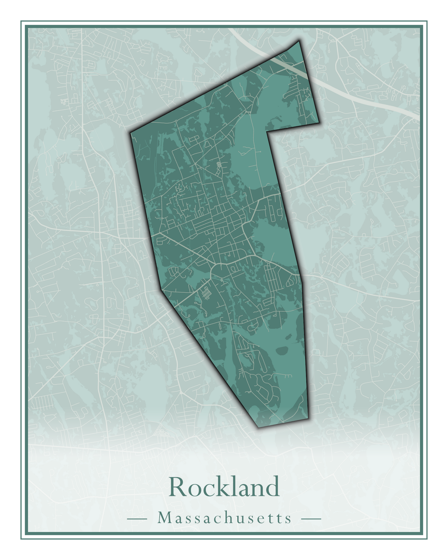 Massachusetts Towns - Street Map (Richmond - Rockport)