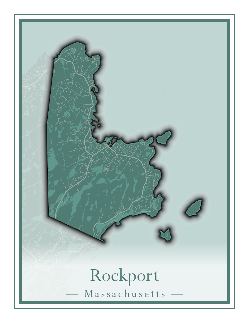 Massachusetts Towns - Street Map (Richmond - Rockport)