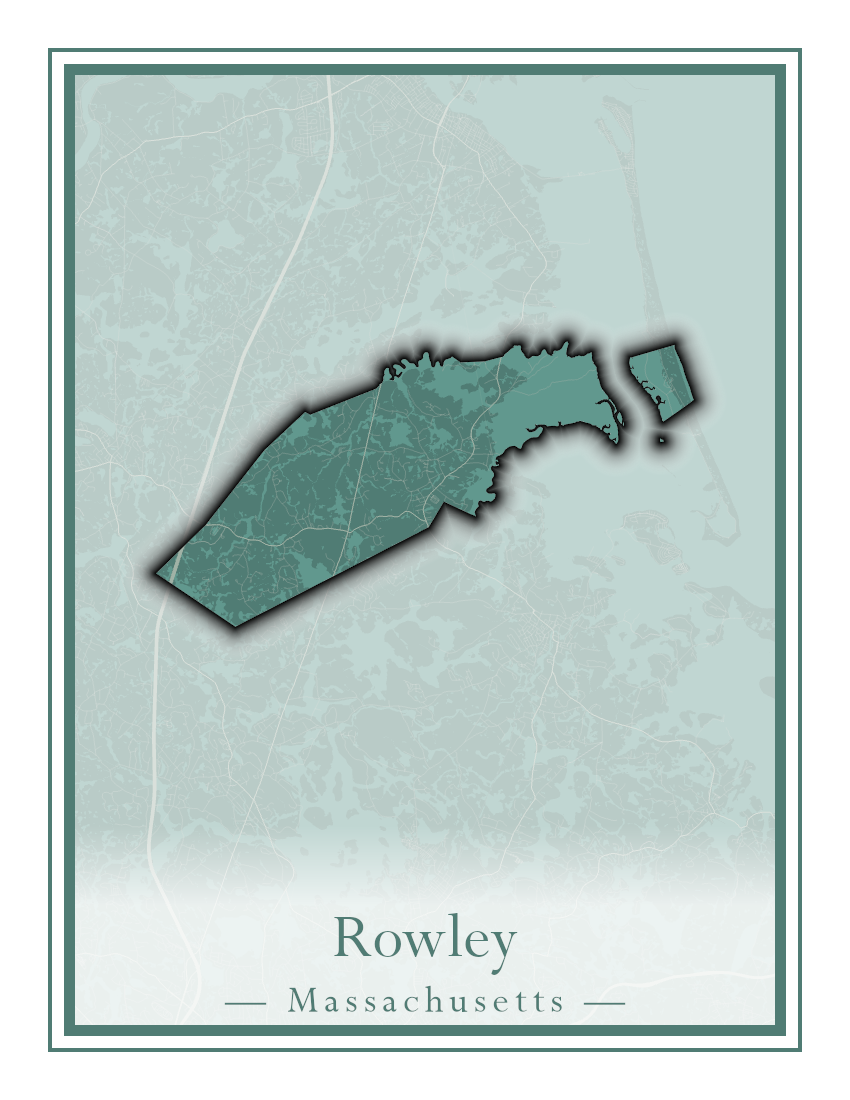 Massachusetts Towns - Street Map (Rowe - Russell)