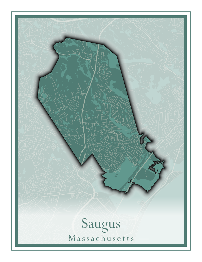 Massachusetts Towns - Street Map (Sandwich - Scituate)