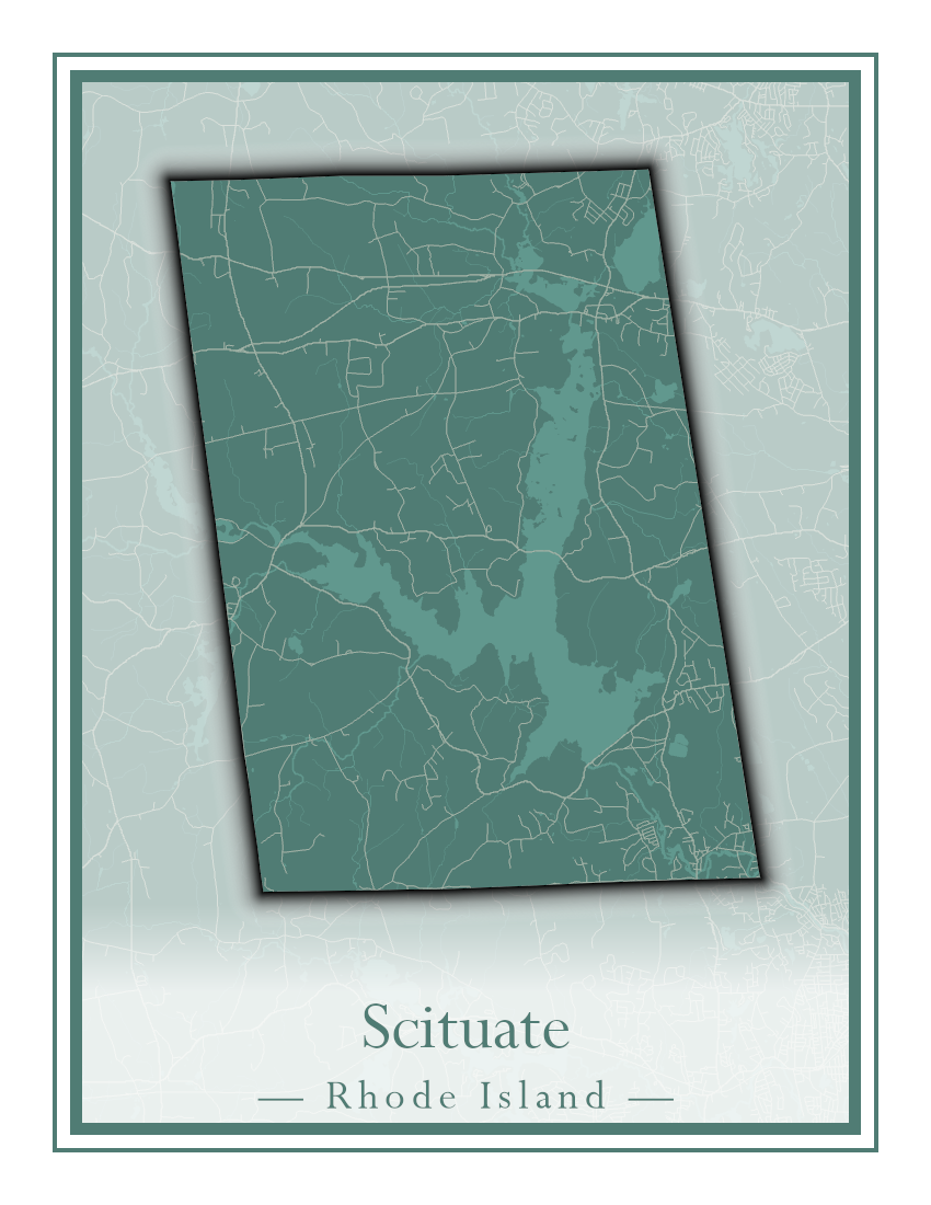 Rhode Island Towns - Street Map (Richmond - South Kingstown)