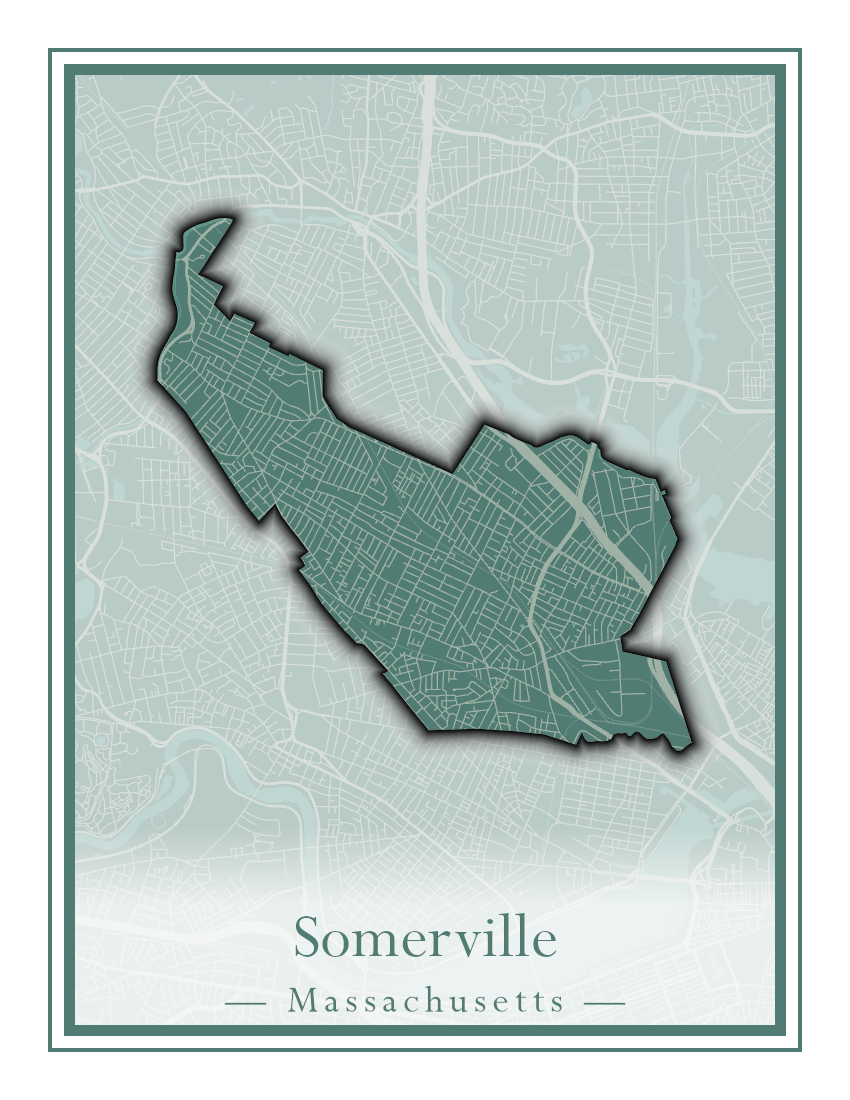 Massachusetts Towns - Street Map (Somerset - Southampton)