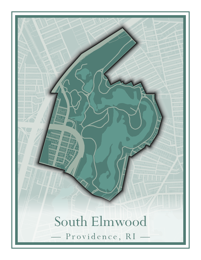 Providence Neighborhoods - Street Map (Silver Lake - Upper South Providence)