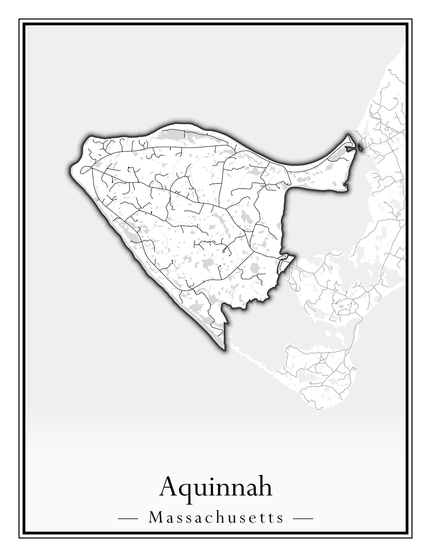 Massachusetts Towns - Street Map (Andover - Ashburnham)