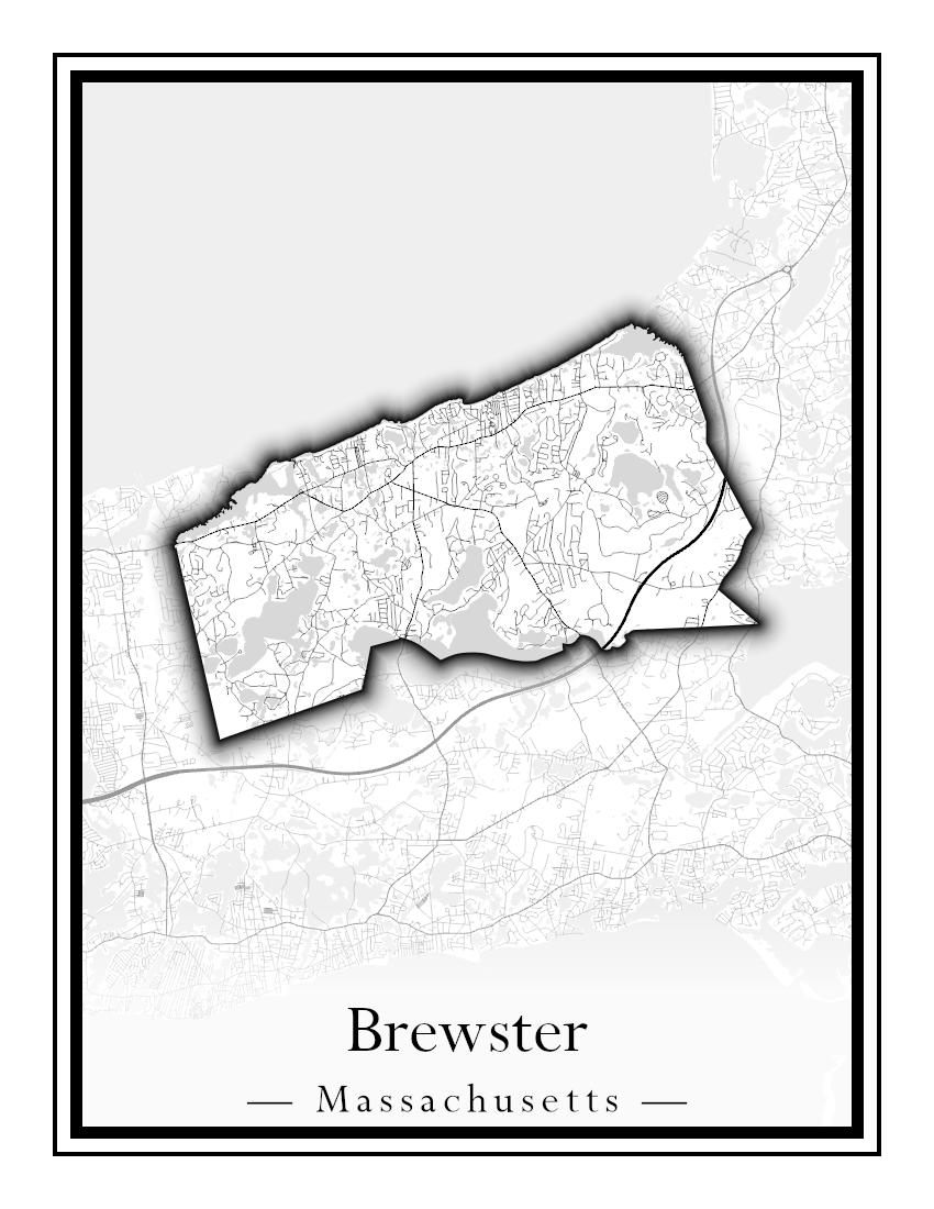 Massachusetts Towns - Street Map (Braintree - Brimfield)