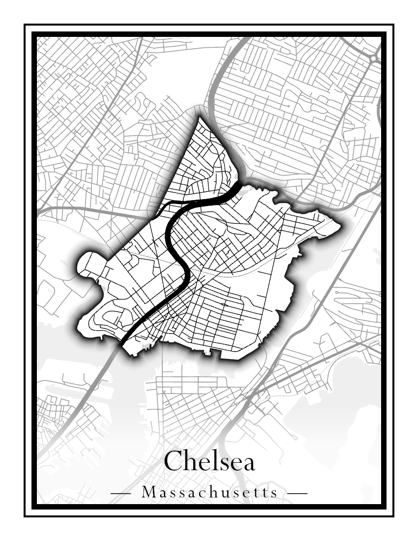 Massachusetts Towns - Street Map (Chelmsford - Chester)