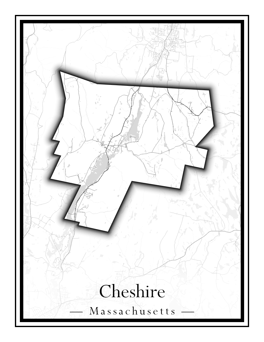 Massachusetts Towns - Street Map (Chelmsford - Chester)