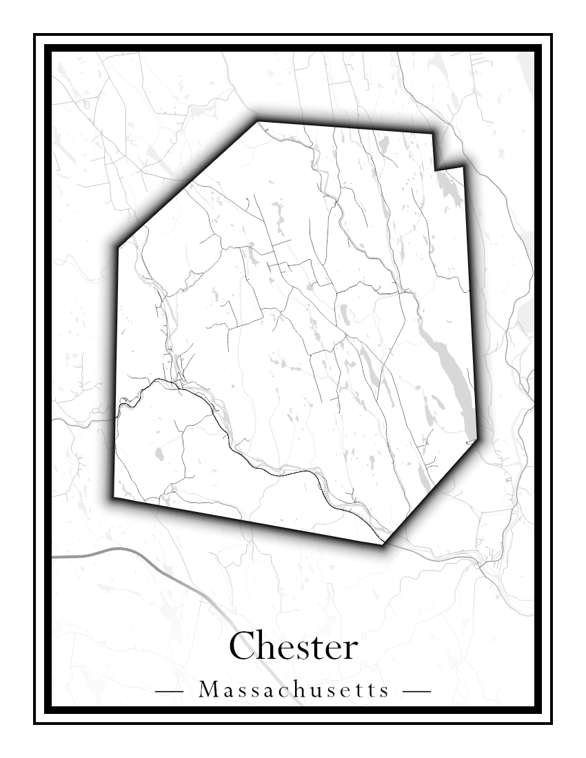 Massachusetts Towns - Street Map (Chelmsford - Chester)