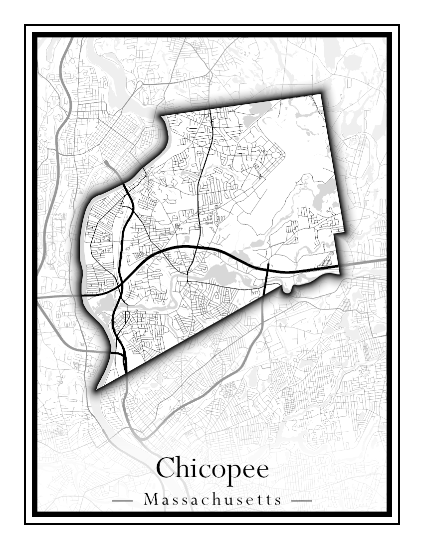 Massachusetts Towns - Street Map (Chesterfield - Clarksburg)