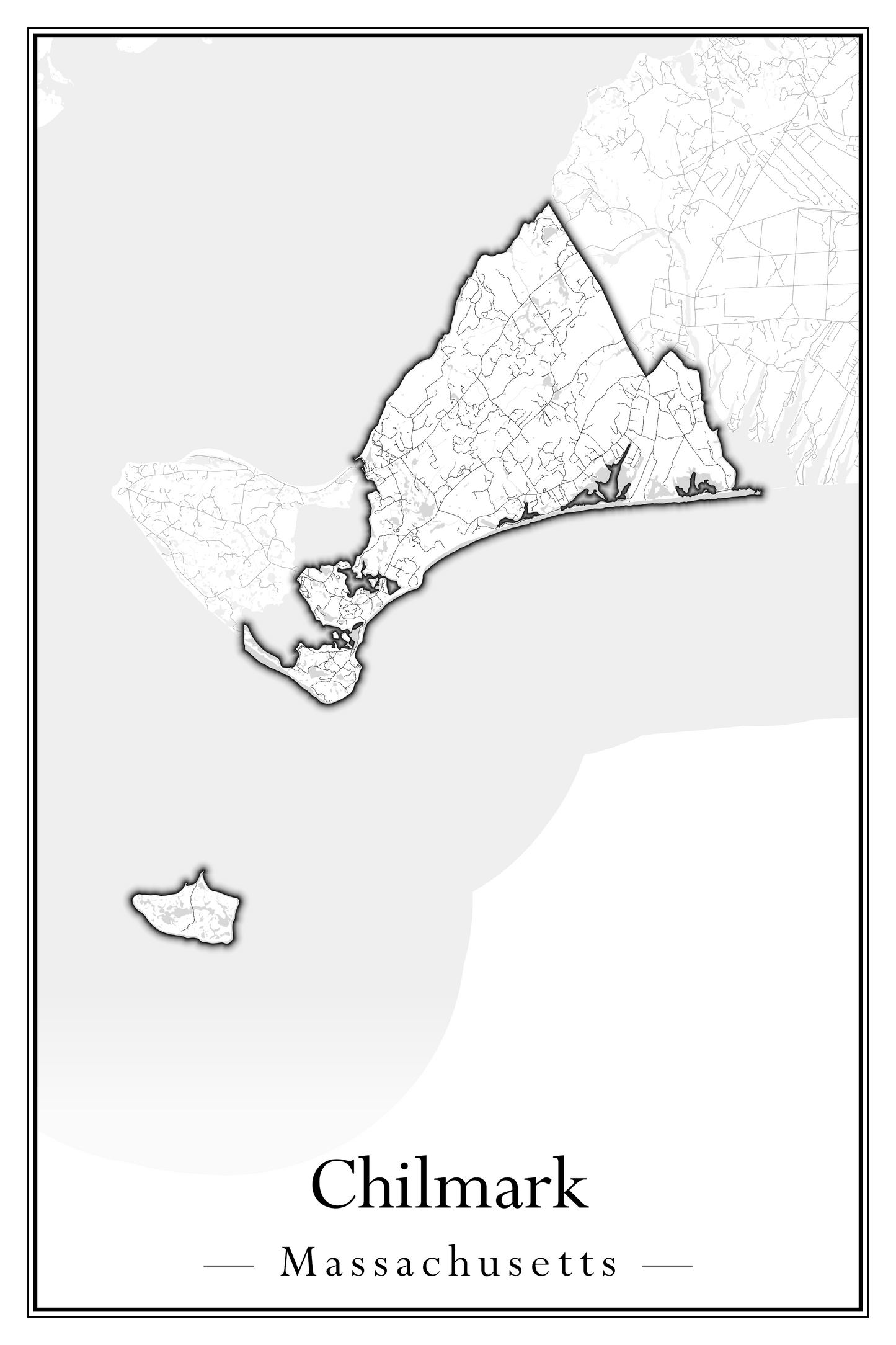 Massachusetts Towns - Street Map (Chesterfield - Clarksburg)