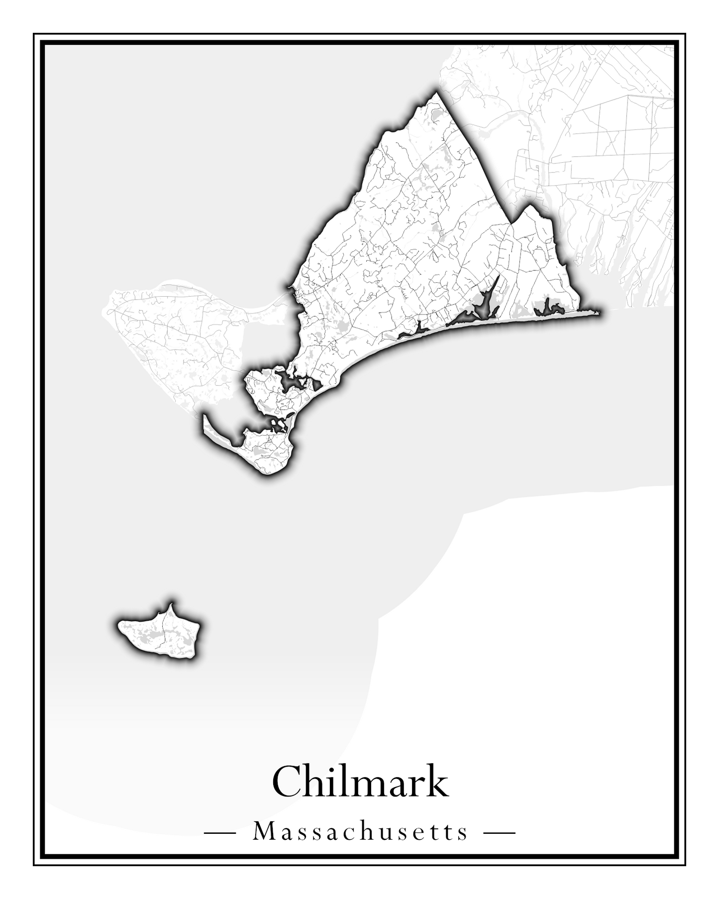 Massachusetts Towns - Street Map (Chesterfield - Clarksburg)