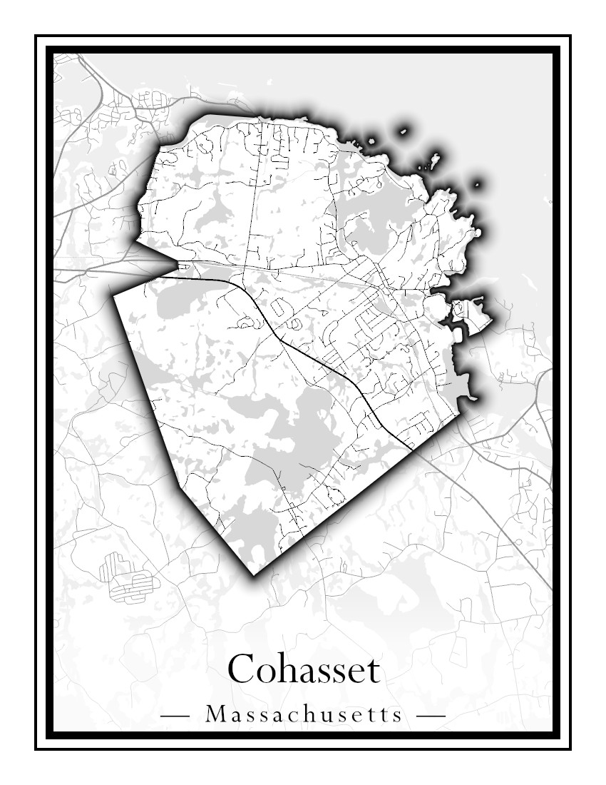 Massachusetts Towns - Street Map (Clinton - Concord)