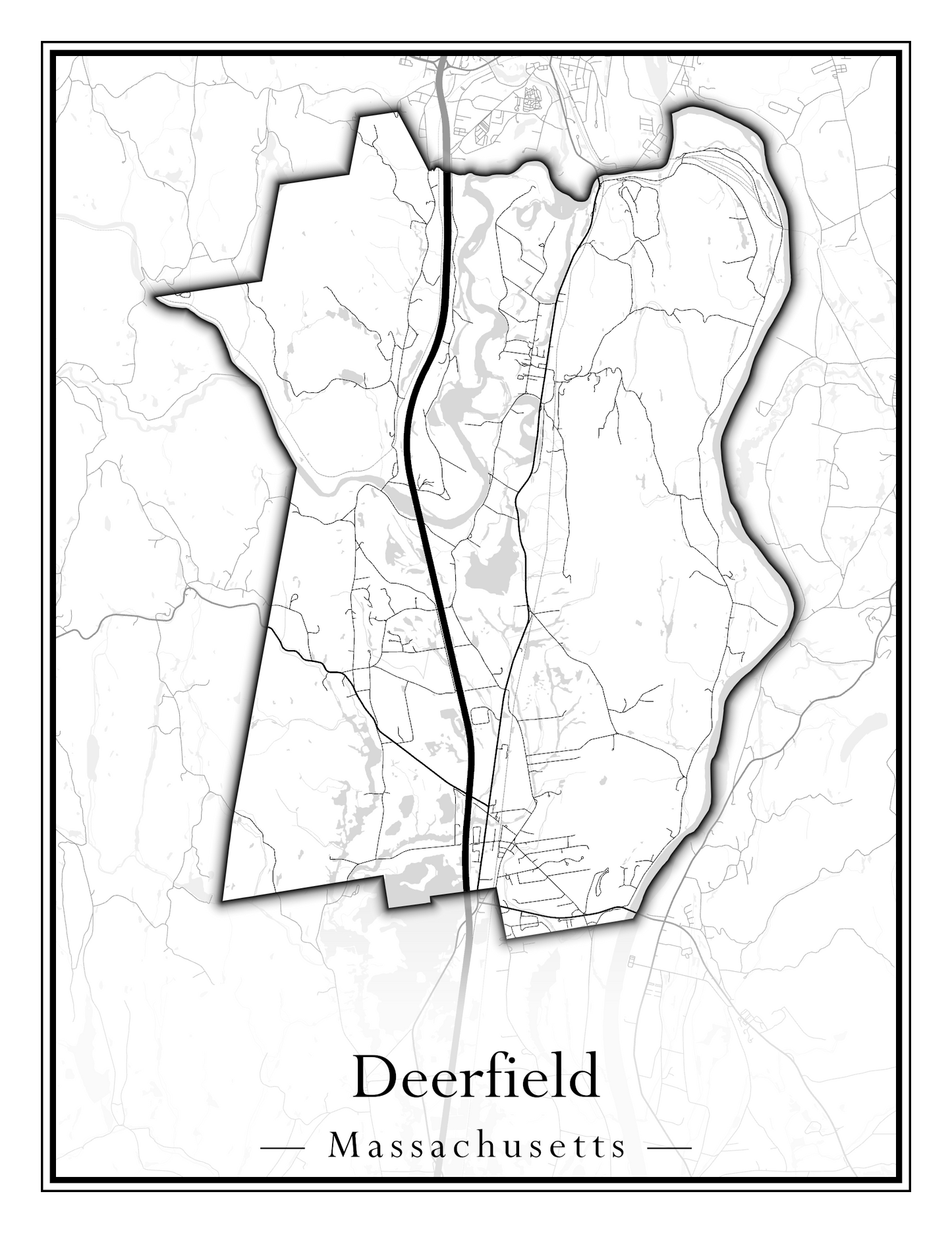 Massachusetts Towns - Street Map (Dartmouth - Dennis)