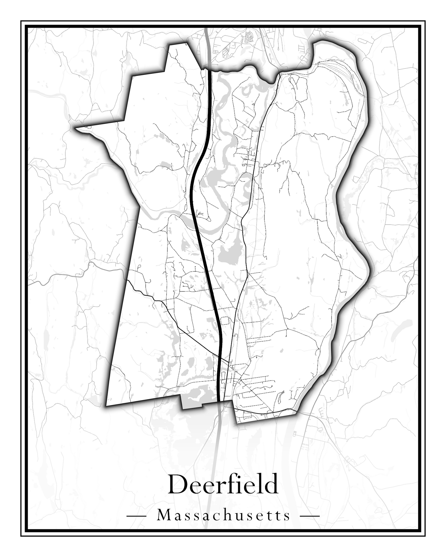 Massachusetts Towns - Street Map (Dartmouth - Dennis)