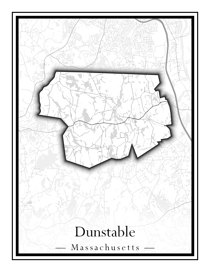 Massachusetts Towns - Street Map (Dudley - East Bridgewater)