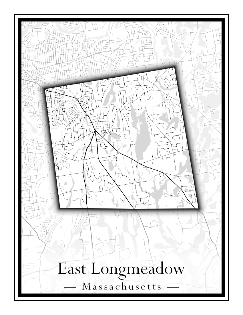 Massachusetts Towns - Street Map (East Brookfield - Easthampton)