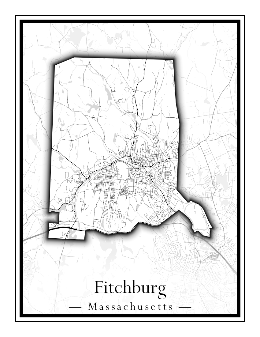 Massachusetts Towns - Street Map (Falmouth - Foxborough)