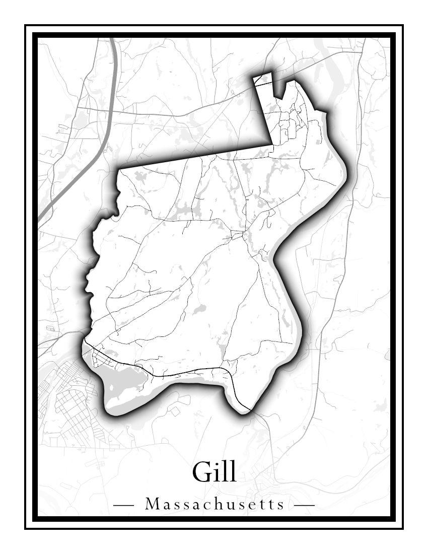 Massachusetts Towns - Street Map (Georgetown - Goshen)