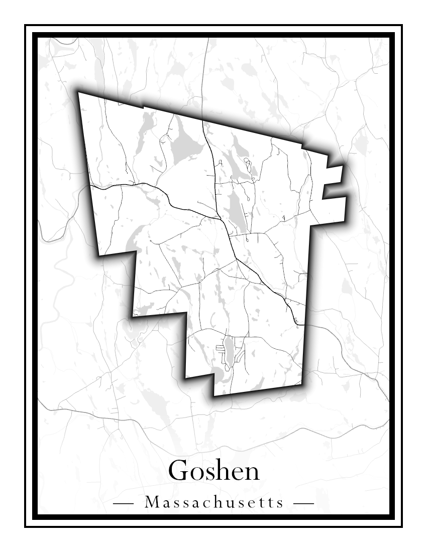 Massachusetts Towns - Street Map (Georgetown - Goshen)