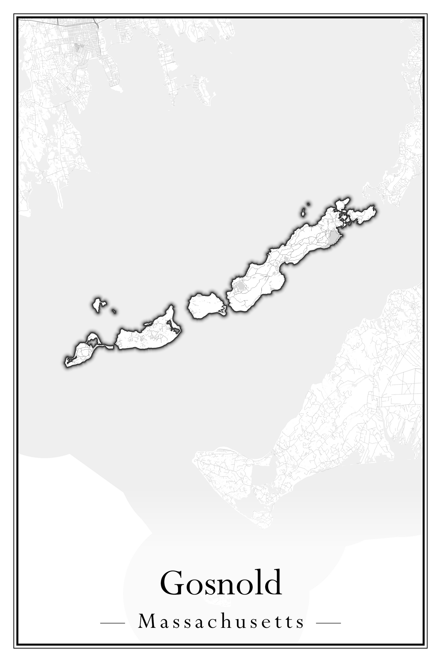 Massachusetts Towns - Street Map (Gosnold - Granville)