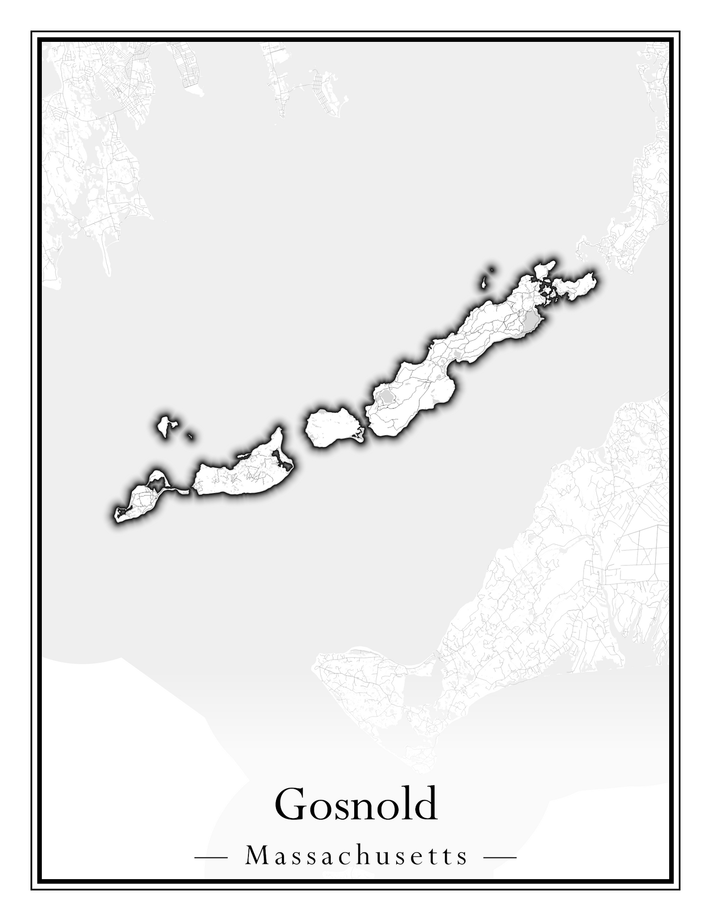 Massachusetts Towns - Street Map (Gosnold - Granville)