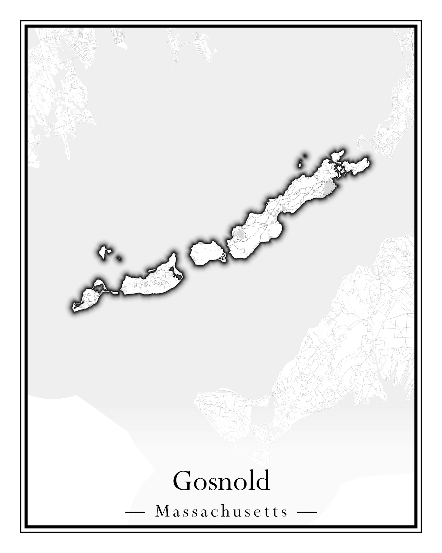 Massachusetts Towns - Street Map (Gosnold - Granville)