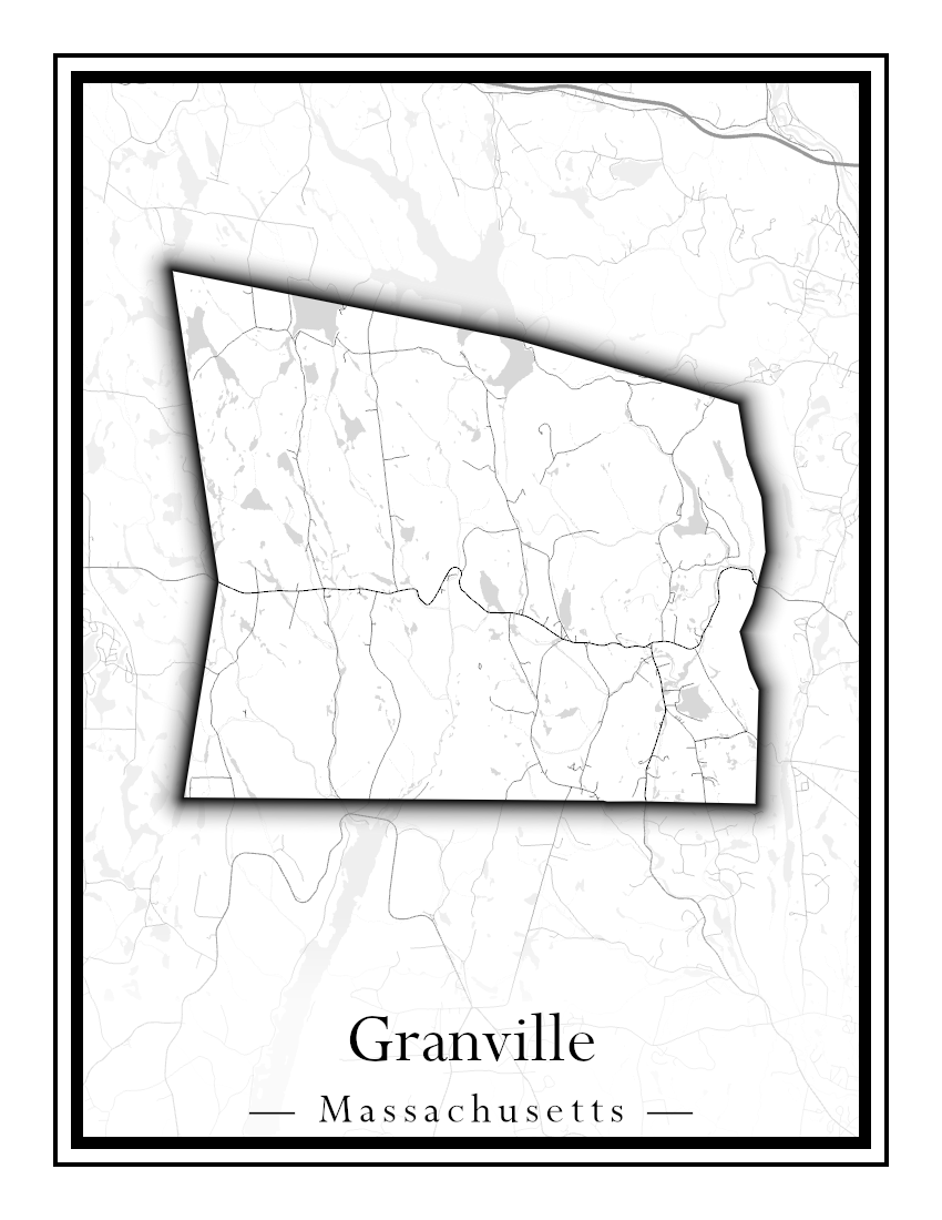 Massachusetts Towns - Street Map (Gosnold - Granville)