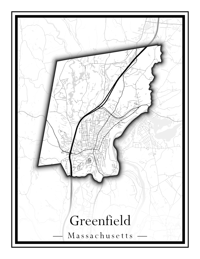 Massachusetts Towns - Street Map (Great Barrington - Groveland)