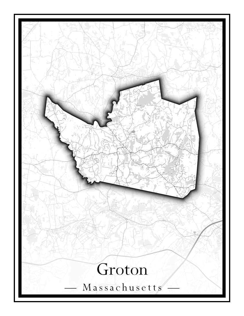 Massachusetts Towns - Street Map (Great Barrington - Groveland)