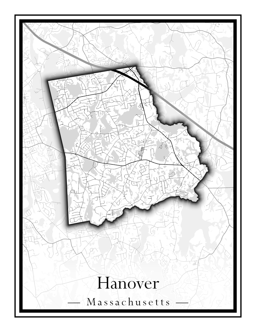 Massachusetts Towns - Street Map (Hancock - Hardwick)