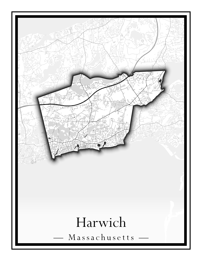 Massachusetts Towns - Street Map (Harvard - Haverhill)