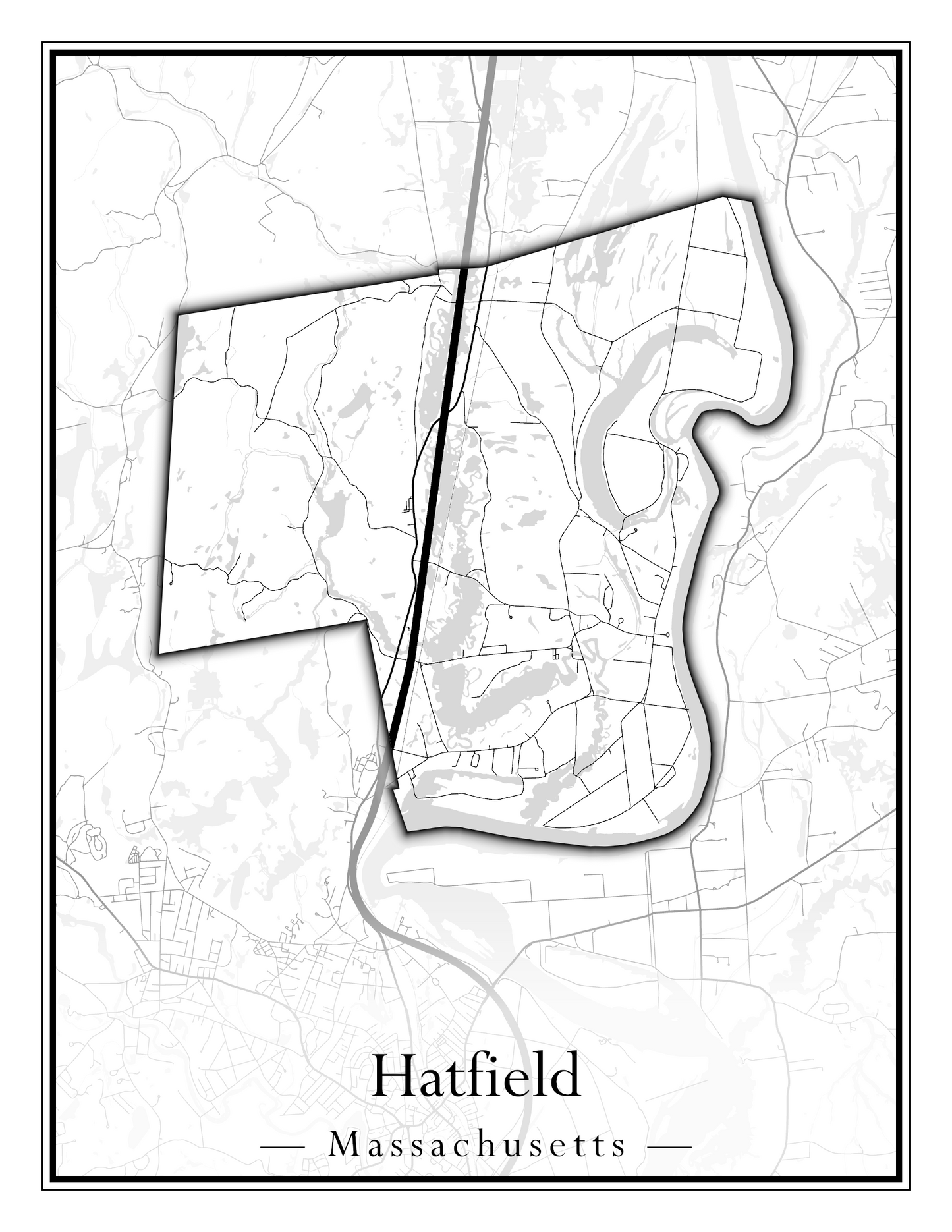 Massachusetts Towns - Street Map (Harvard - Haverhill)