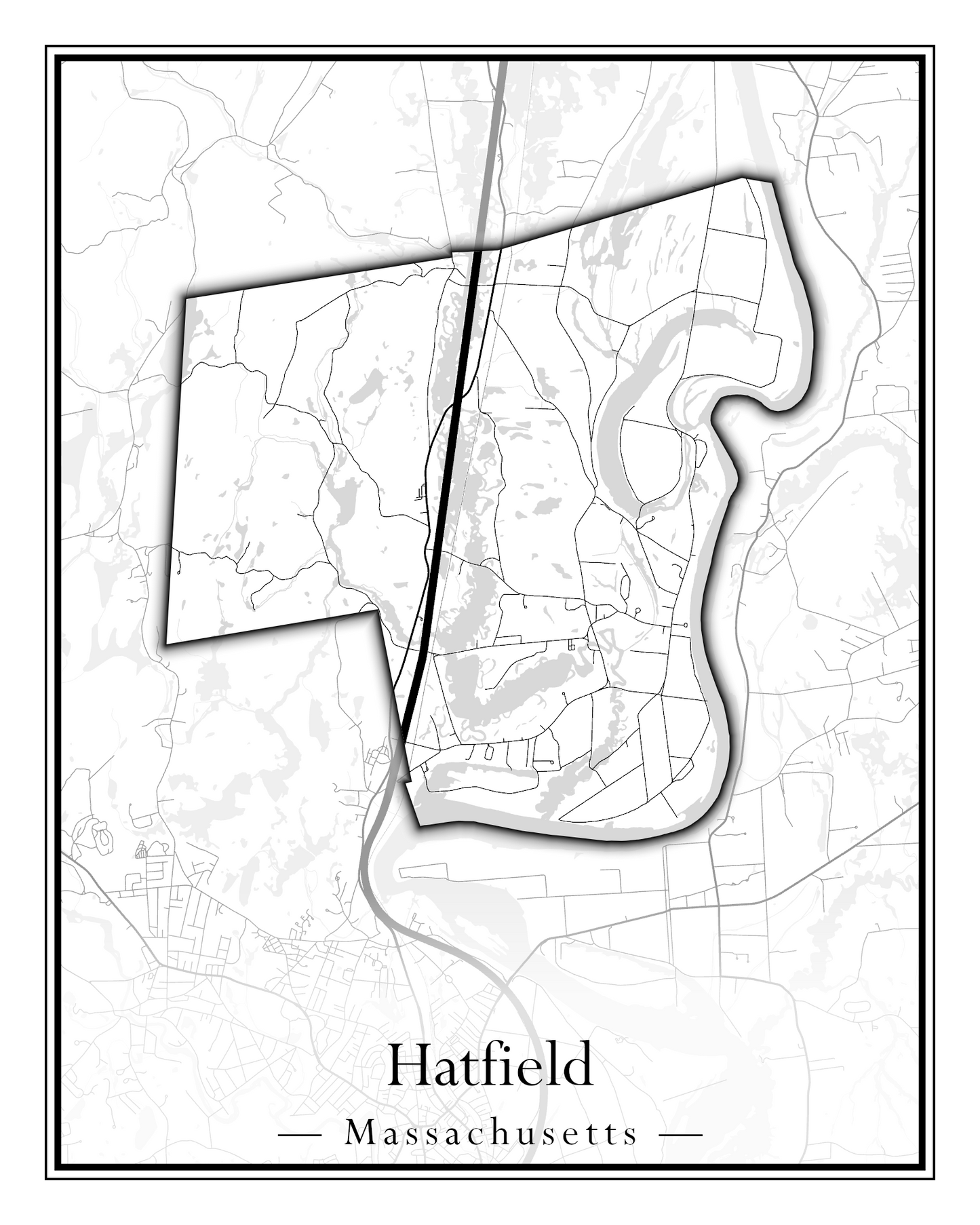 Massachusetts Towns - Street Map (Harvard - Haverhill)