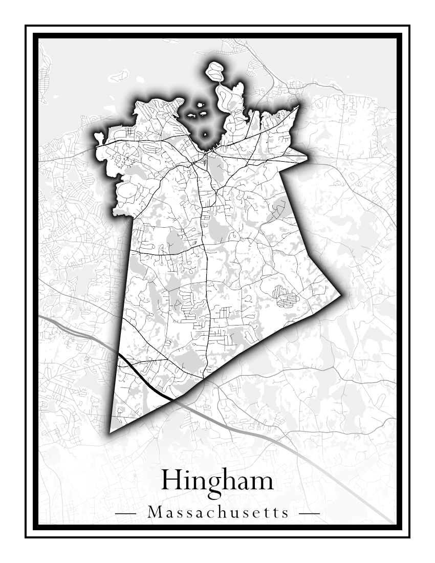 Massachusetts Towns - Street Map (Hawley - Hinsdale)