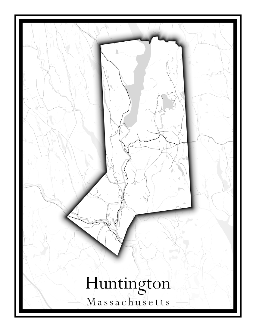 Massachusetts Towns - Street Map (Hudson - Ipswich)