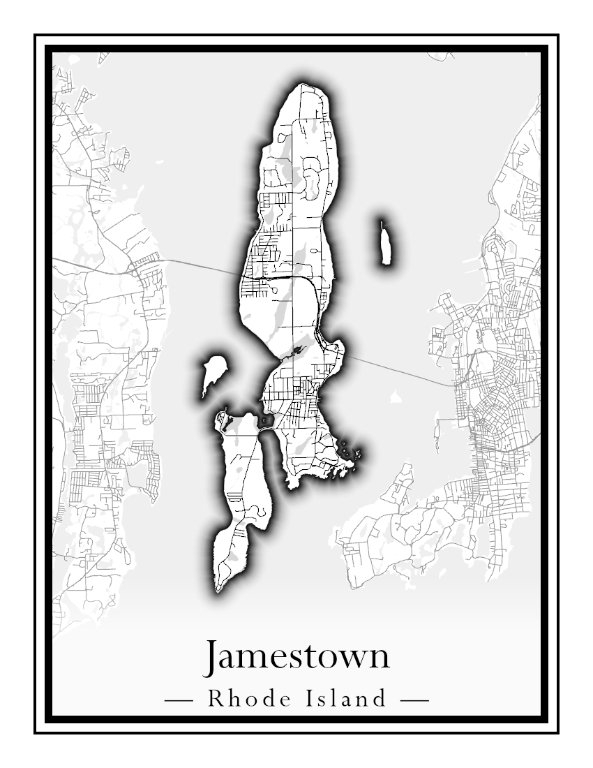 Rhode Island Towns - Street Map (Glocester - Johnston)