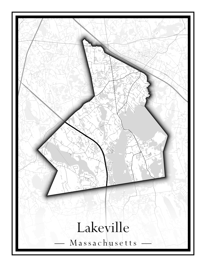 Massachusetts Towns - Street Map (Kingston - Lanesborough)